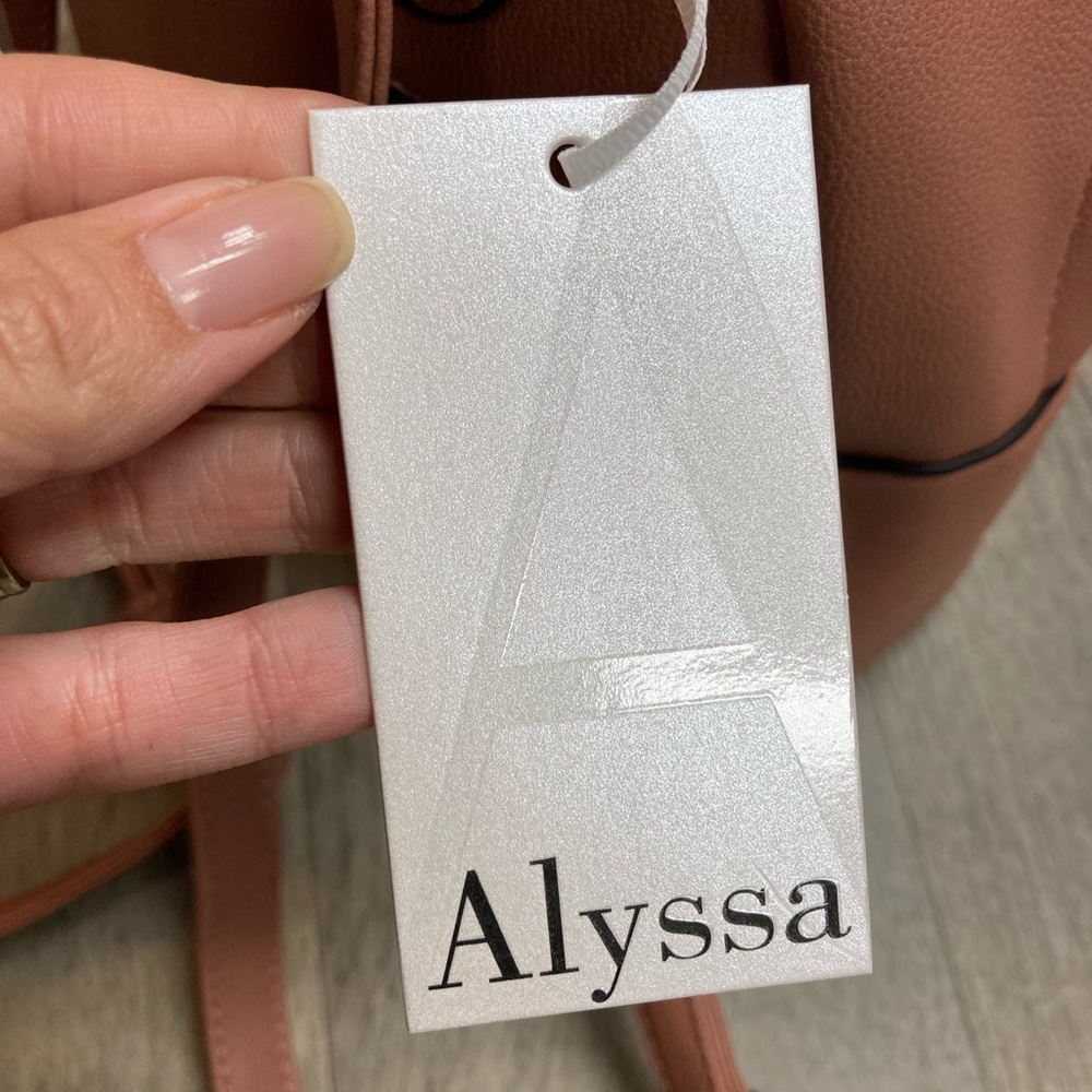 NWT-Alyssa Pink Mini Backpack - Picture 13 of 14